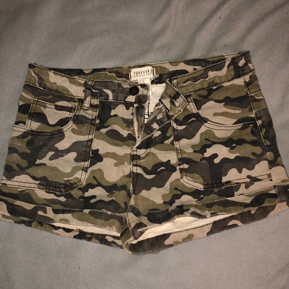 Forever 21 Pants - Camo Shorts